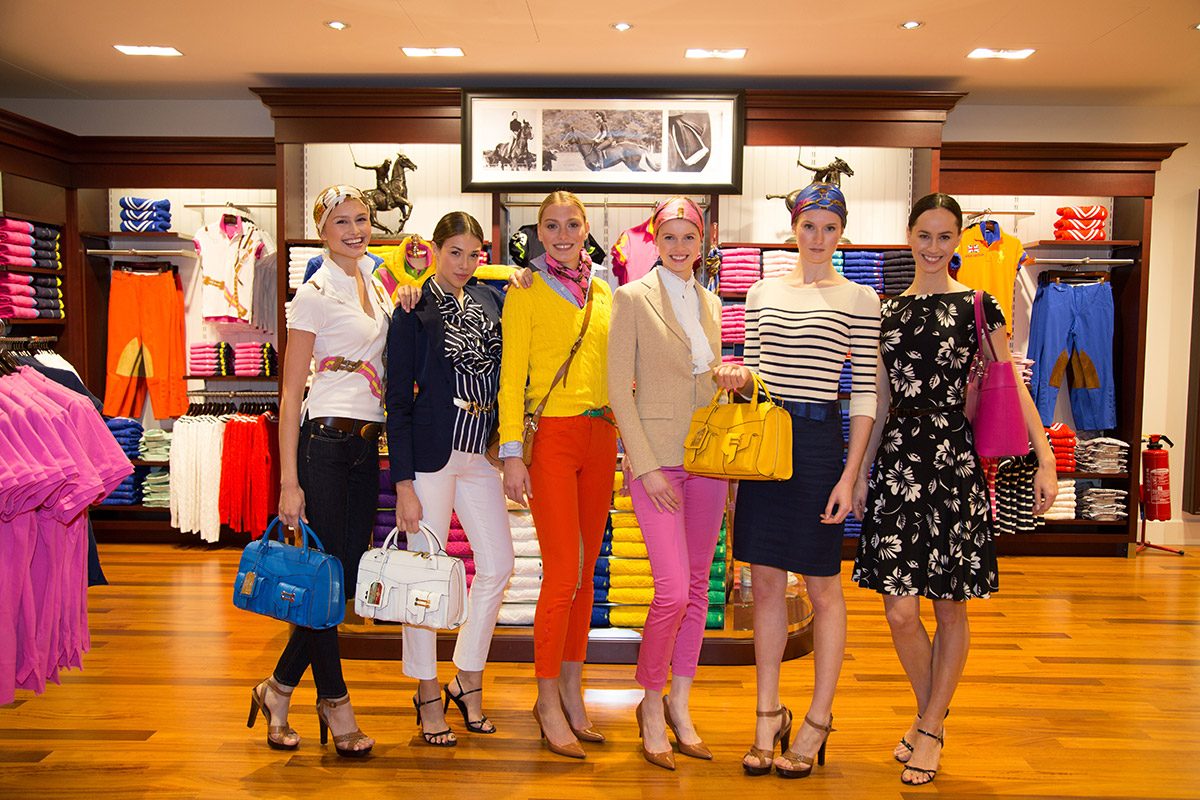 Polo Ralph Lauren, Store Opening, Eventfotografie, Veranstaltungsfotografie, Making-Of, Hinter den Kulissen, Gruppenfoto Models