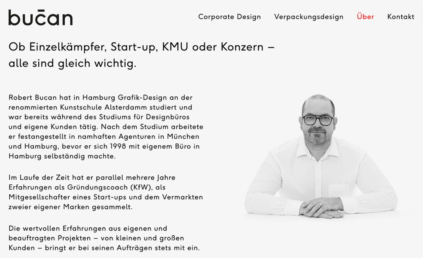 ein besonderes Businessportrait – BUCAN design